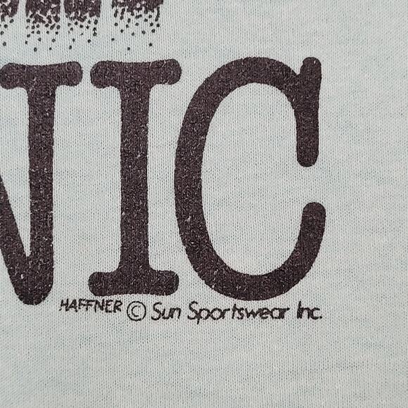 Vintage 80s Funny Mechanic Shirt Large 21x27 Faded - Picture 2 of 16